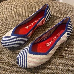 RARE ROTHYS PINK MIXED STRIPE